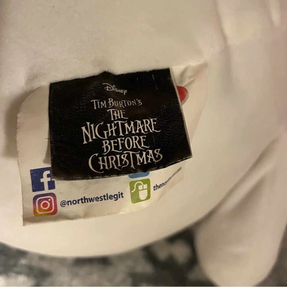 nightmare before christmas zero cloud pillow